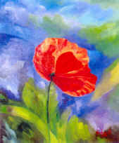Il grande fiore rosso